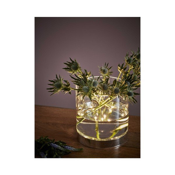 Stolová váza so zabudovaným LED svetlom Markslöjd Bouquet, výška 19 cm-image-2
