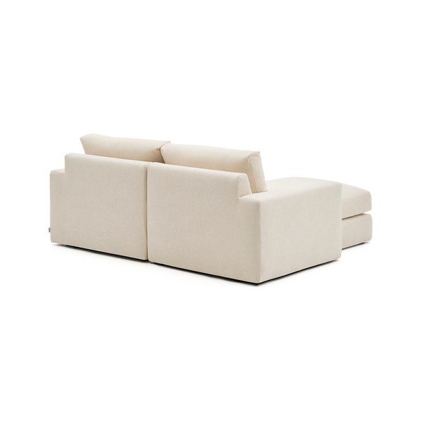 Béžová ženilková rohová pohovka (ľavý roh/s leňoškou) Alea – Kave Home-image-4