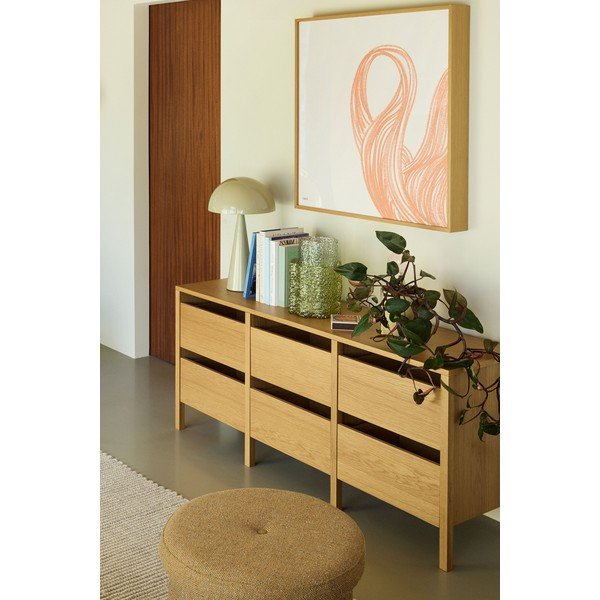 Komoda v dekore duba v prírodnej farbe 150x65x40 cm Forma – Hübsch-image-1