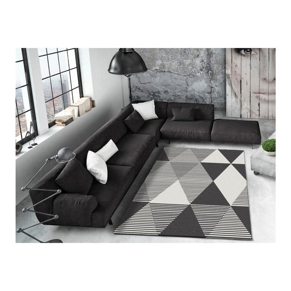 Bielo-sivý koberec Universal Norway, 80 × 150 cm