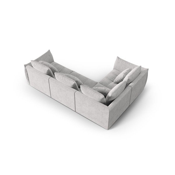 Svetlosivá rohová pohovka (ľavý roh/do L) Bloom – Micadoni Home-image-3
