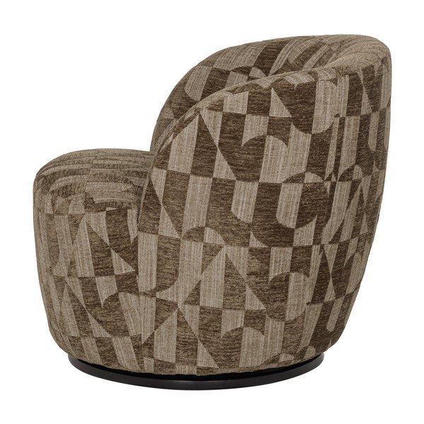 Khaki otočné kreslo Serra – WOOOD-image-3