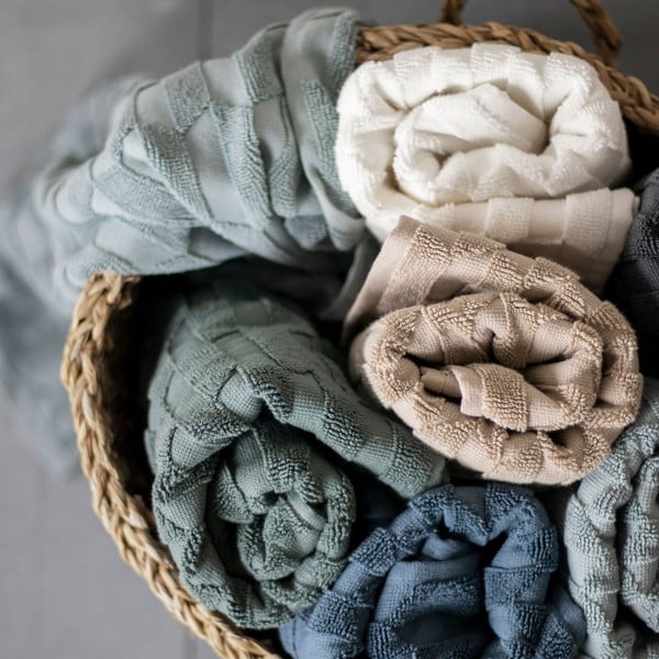 Krémovobiela kúpeľňová predložka 50x80 cm Geo - Mette Ditmer Denmark-image-4