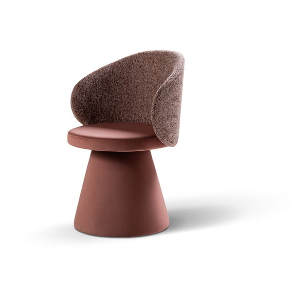 Ružové zamatové kreslo Inez – Micadoni -image-2