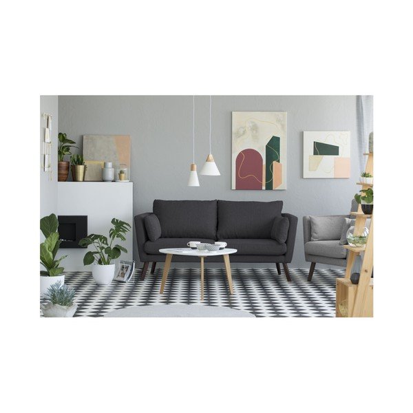 Tmavosivá trojmiestna pohovka Mazzini Sofas Elena-image-3