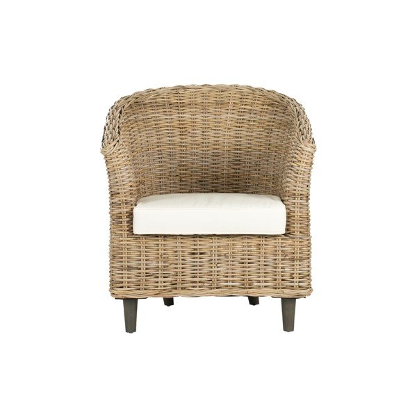 Ratanové kreslo Omni, tmavé