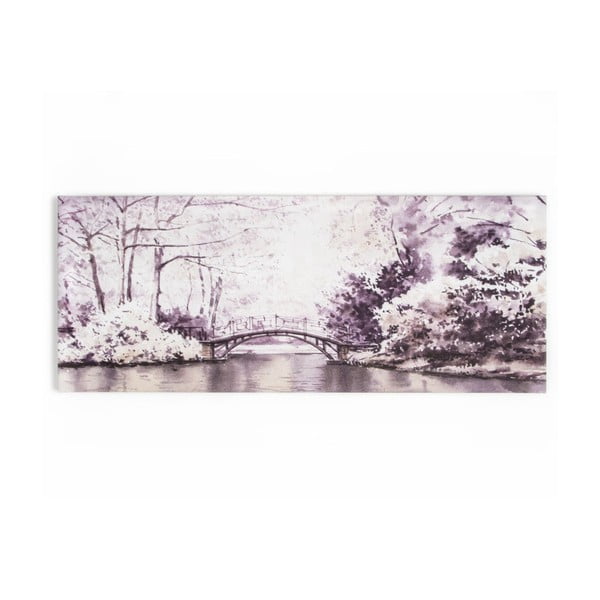 Obraz Graham & Brown Forest Bridge, 100 × 40 cm