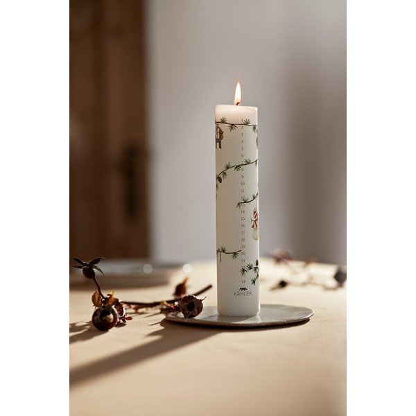 Sviečka doba horenia 56 h s vianočným motívom Hammershøi Christmas 2025 – Kähler Design-image-2
