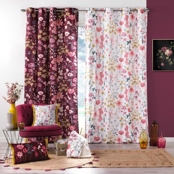 Zamatový záves 140x240 cm Florabella – douceur d'intérieur-image-4