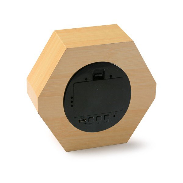 LED hodiny z bambusového dreva Versa Table Clock-image-2