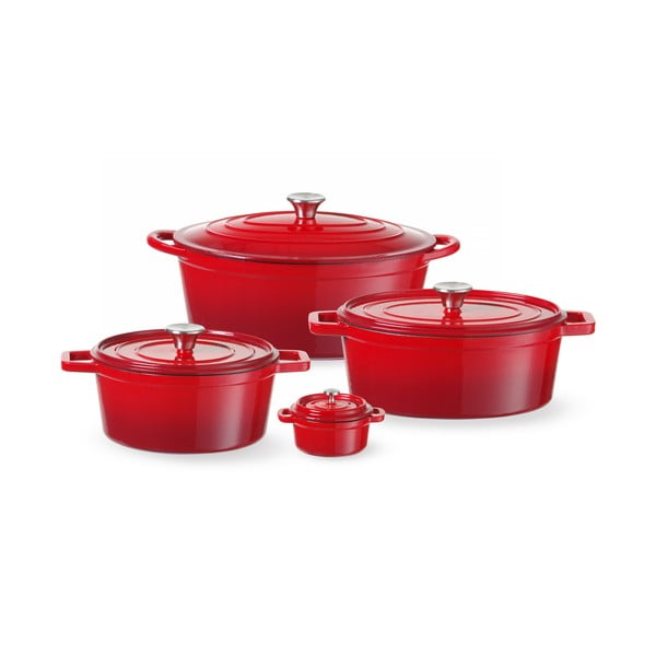 Liatinový hrniec s pokrievkou na indukciu 4,4 l – Hendi-image-1