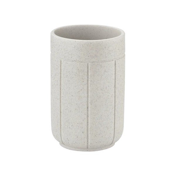 Krémovobiely téglik na zubné kefky z polyresínu Kua – Blomus