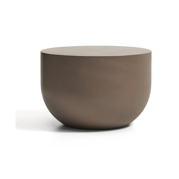 Betónový okrúhly Záhradný konferenčný stolík ø 60 cm Garbet – Kave Home