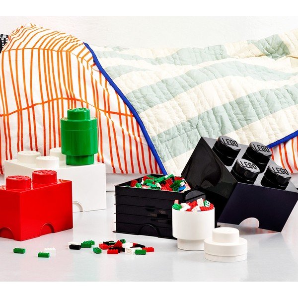 Biely úložný box štvorec LEGO®-image-2