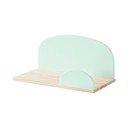 Menšia mentolovozelená nástenná polička Vipack Kiddy