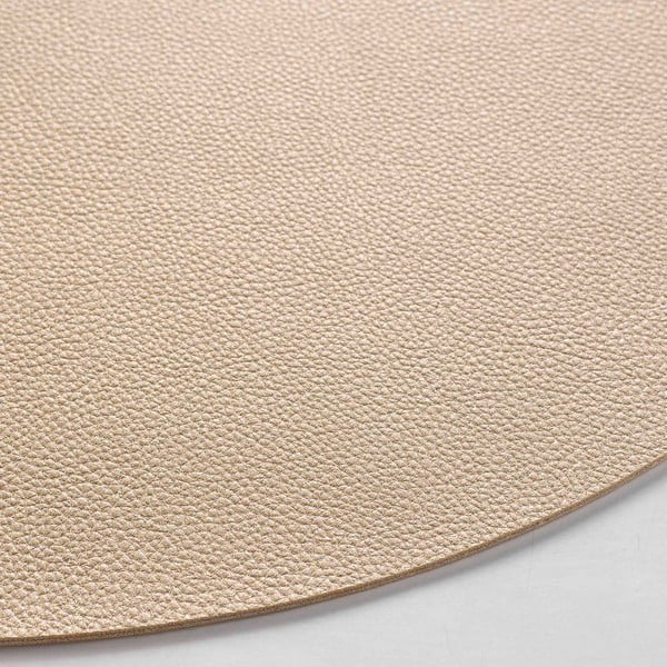 Prestieranie z umelej kože ø 38 cm Granis – douceur d'intérieur-image-1