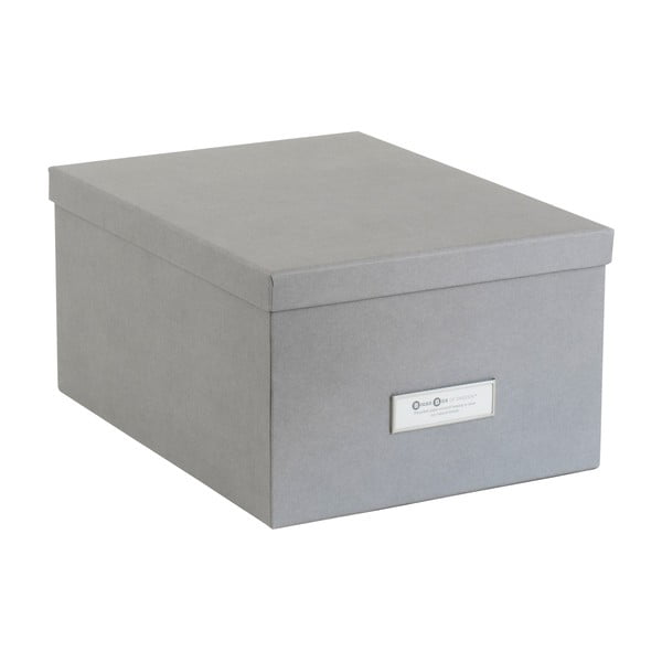 Súprava 3 sivých úložných škatúľ Bigso Box of Sweden Inge-image-3