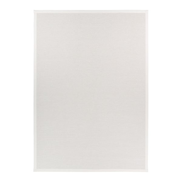 Biely vzorovaný obojstranný koberec Narma Kalana, 140 × 200 cm-image-4