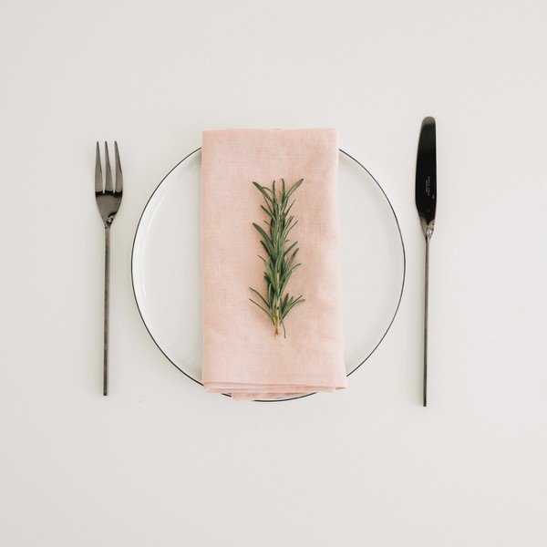 Súprava 2 ružových ľanových obrúskov Linen Tales-image-1