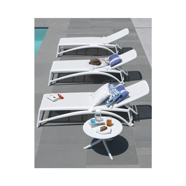 Červený nastaviteľný záhradný stolík Nardi Garden Spritz-image-2