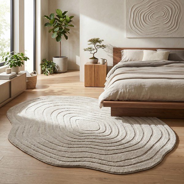 Béžový koberec 160x230 cm Pebble – ESTE-image-1