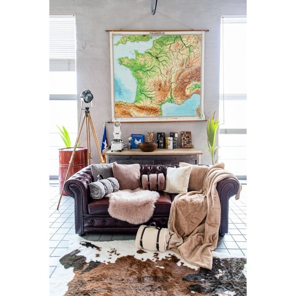 Ružový pléd Tiseco Home Studio Rabbit, 140 × 180 cm-image-1