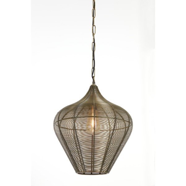 Kovové závesné svietidlo v bronzovej farbe ø 36 cm Alvaro – Light & Living-image-1