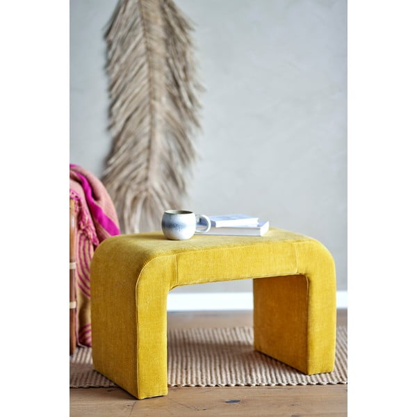 Lavica v horčicovej farbe Bobbie – Bloomingville-image-1