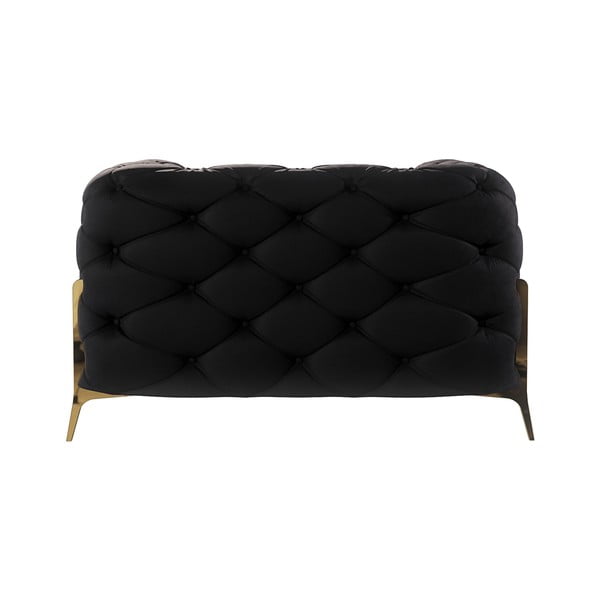 Čierne zamatové kreslo Chelsea Bis – Ropez-image-3