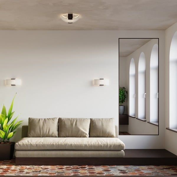 Biele nástenné svietidlo Eva – Sollux-image-4