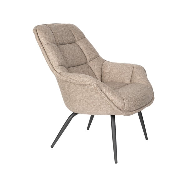 Béžové kreslo Comfortable – White Label