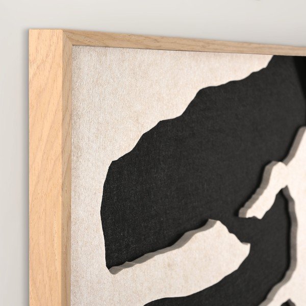 3D obraz s rámom/akustický 90x120 cm Frequency 2 – Malerifabrikken-image-2