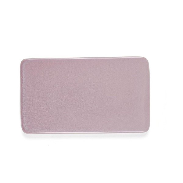 Pudrovoružový kameninový servírovací podnos Bitz Mensa, 22 × 12,8 cm-image-1