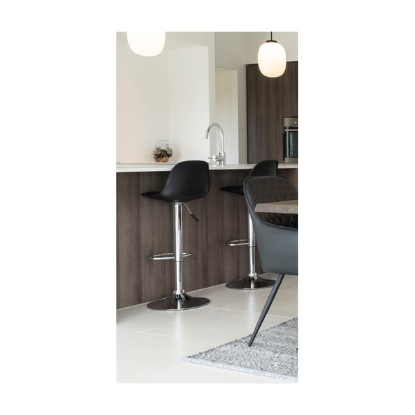 Čierne otočné barové stoličky v súprave 2 ks 82 cm Trondheim – House Nordic-image-1