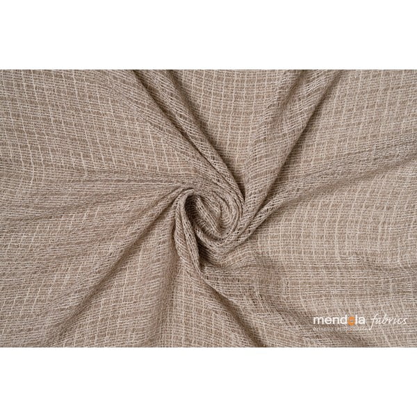 Béžová záclona 140x260 cm Pescara - Mendola Fabrics