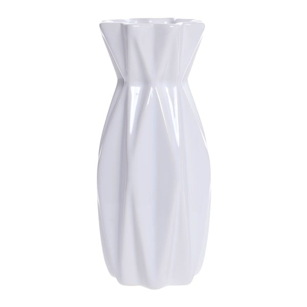 Biela keramická váza Ewax Rea, výška 15 cm