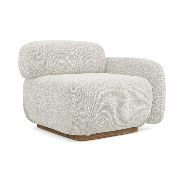 Krémovobiely modul pohovky (pravý roh) Ailani – Makamii-image-1