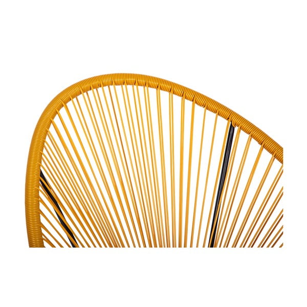 Žlté kovové/plastové záhradné kreslo Avocado Comfort – Bonami Selection-image-4