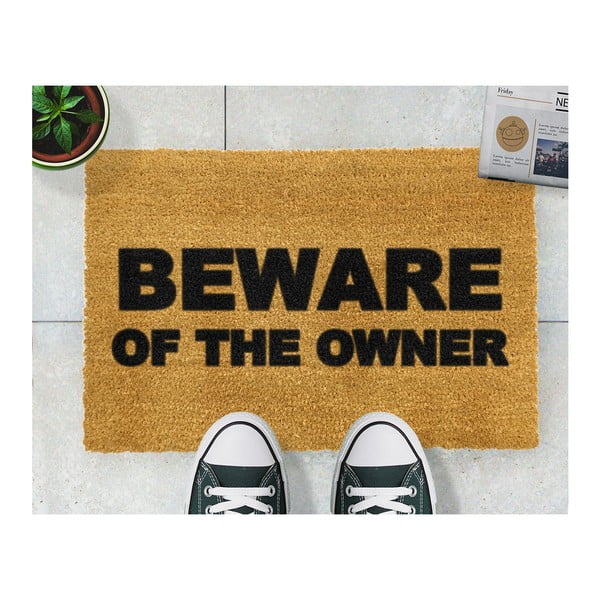 Rohožka Artsy Doormats Beware of the Owner, 40 × 60 cm