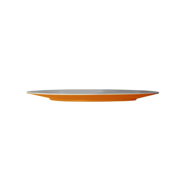 Oranžový servírovací tanier Entity, 35,5 cm