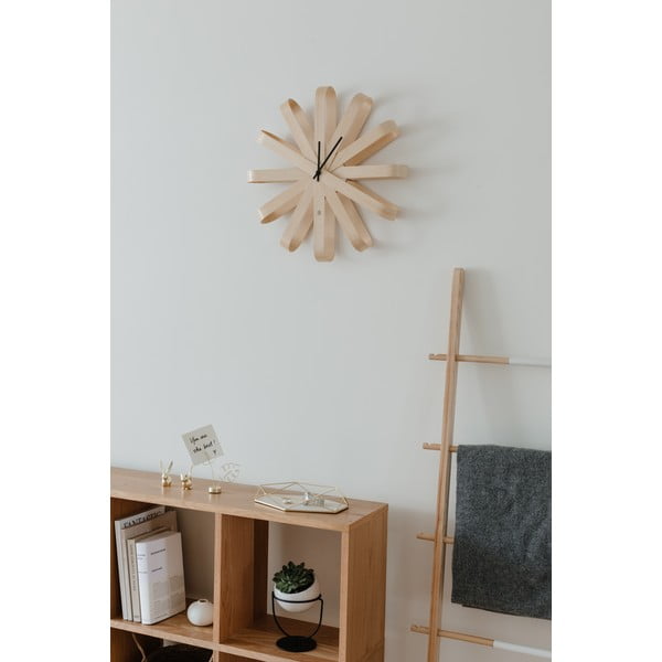 Nástenné hodiny ø 51 cm Ribbonwood – Umbra-image-2