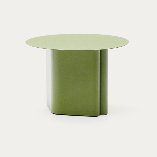 Kovový okrúhly odkladací stolík ø 55 cm Arvin – Kave Home-image-4