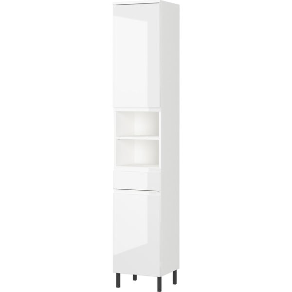 Biela vysoká kúpeľňová skrinka 34x190 cm Salinas - Germania-image-1