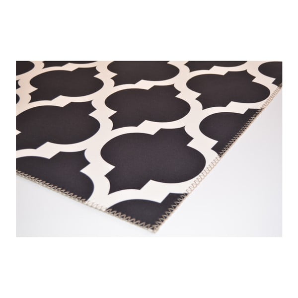 Čierno-biely koberec Vitaus Elisabeth, 80 x 150 cm-image-2