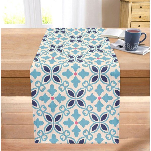 Behúň na stôl 40x130 cm Blue Tiles – Mila Home-image-2