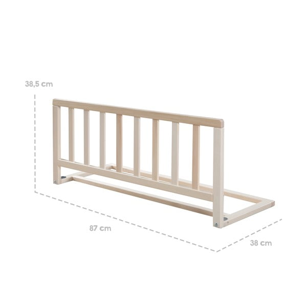 Zábrana na posteľ v prírodnej farbe – Roba-image-2
