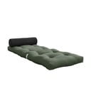 Zelenosivý futónový matrac 70x200 cm Wrap Olive Green/Dark Grey – Karup Design