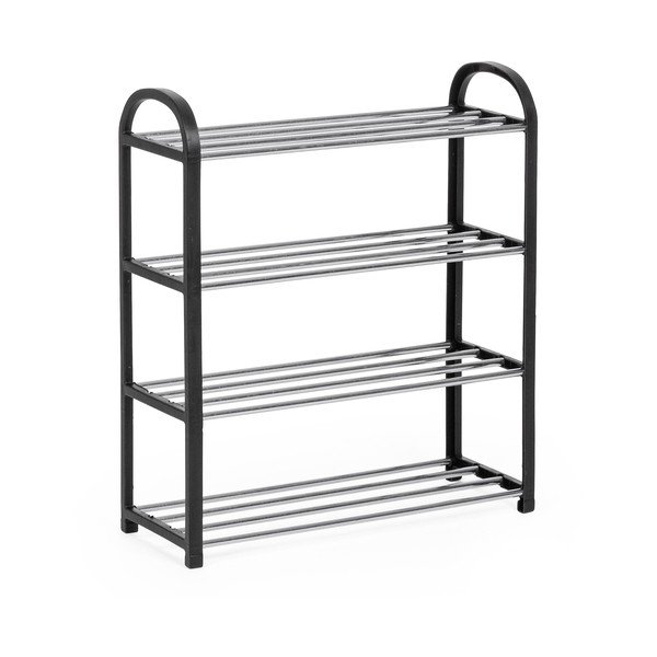 Čierny plastový stojan na topánky 50,5x57x19 cm Hallfrid – Yes Everyday