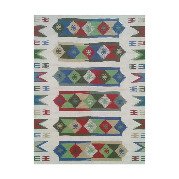 Vlnený koberec Kilim No. 192, 120x180 cm