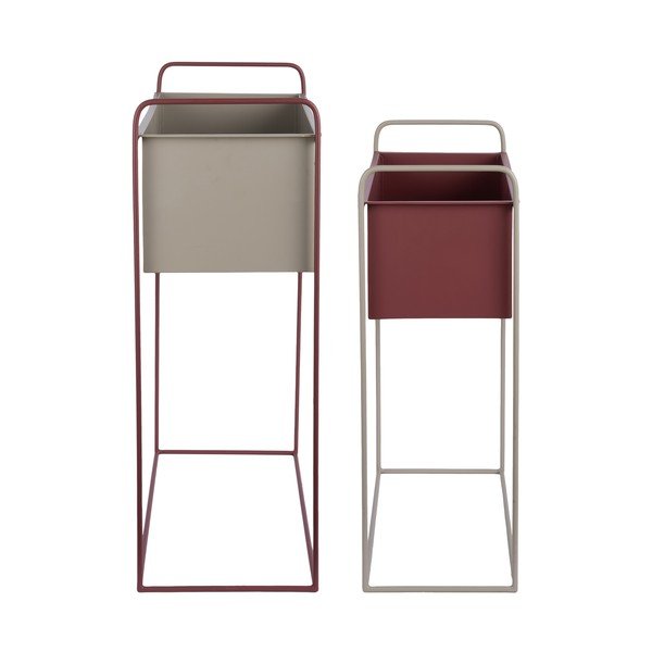 Kovové stojany na kvety 2 ks (výška  65 cm) Reina – PT LIVING-image-4